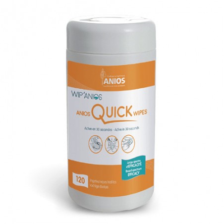 Lingettes imprégnées désinfectante Quick Wipes