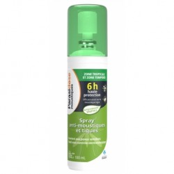 Spray répulsif peau anti-moustiques 50 ml - Actif végétal bio Crusoé