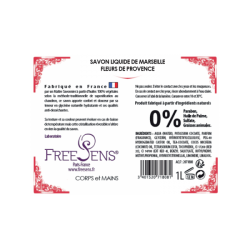 Savon liquide de Marseille fleurs de provence