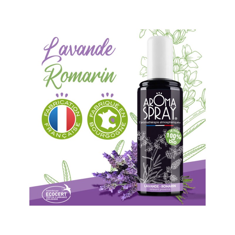 Aromaspray Lavande Romarin