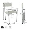 Chaise de Douche Pliante TOBAGO